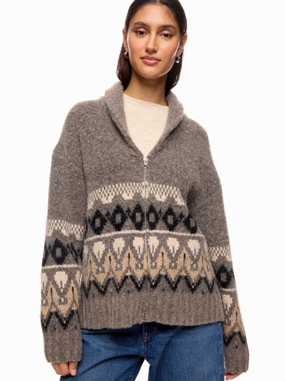 Joe’s Jeans Inga Fairisle Cardigan